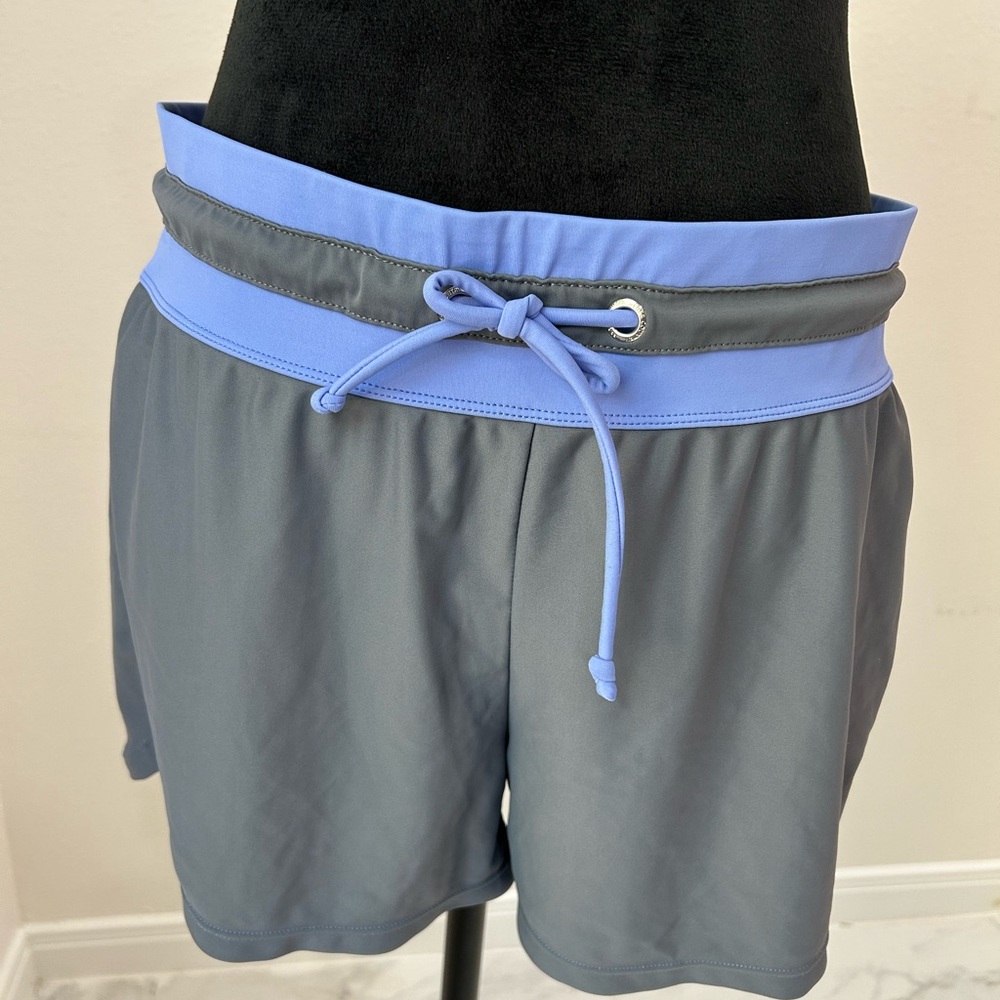 Free Country Blue Tropical Two-Piece Swimsuit, Size L (12-14) NWT - Picture 7 of 9